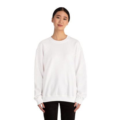 White Crewneck Sweatshirt — Classic Unisex Pullover