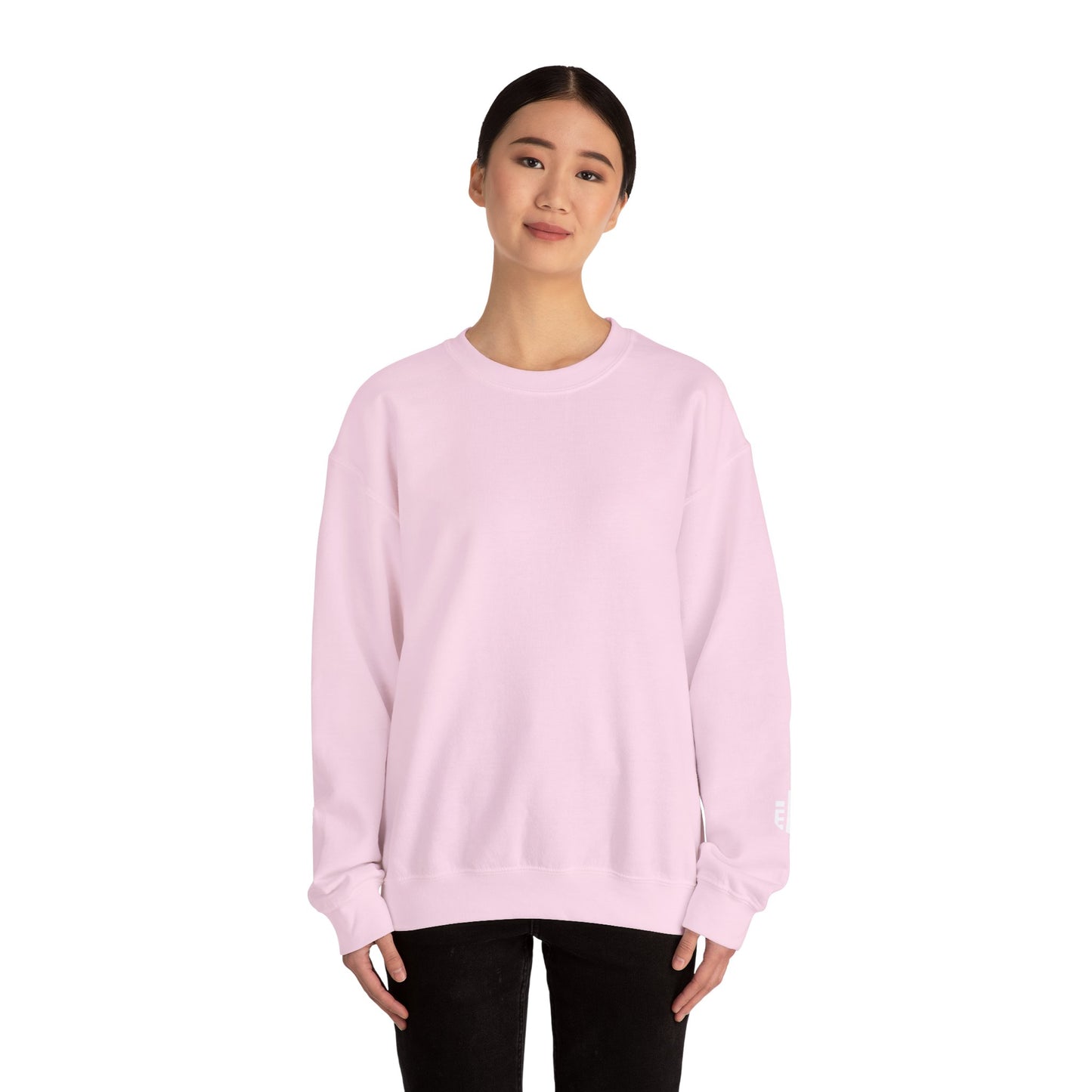 White Crewneck Sweatshirt — Classic Unisex Pullover