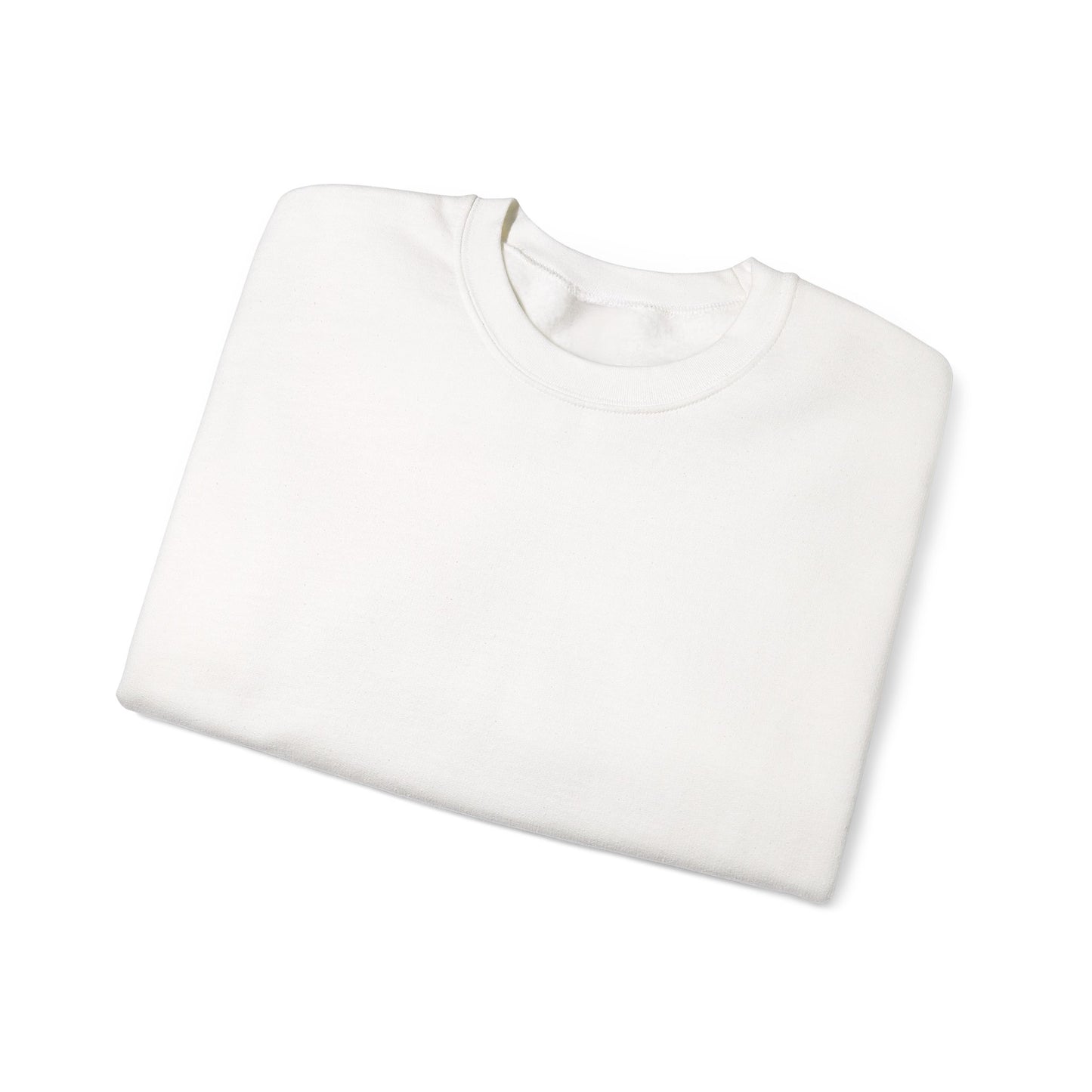 White Crewneck Sweatshirt — Classic Unisex Pullover