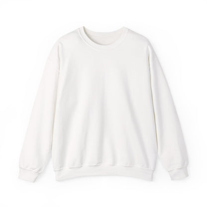 White Crewneck Sweatshirt — Classic Unisex Pullover