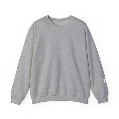White Crewneck Sweatshirt — Classic Unisex Pullover