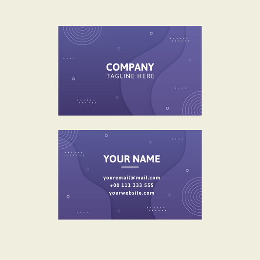 Premium Silk Paper Business Card